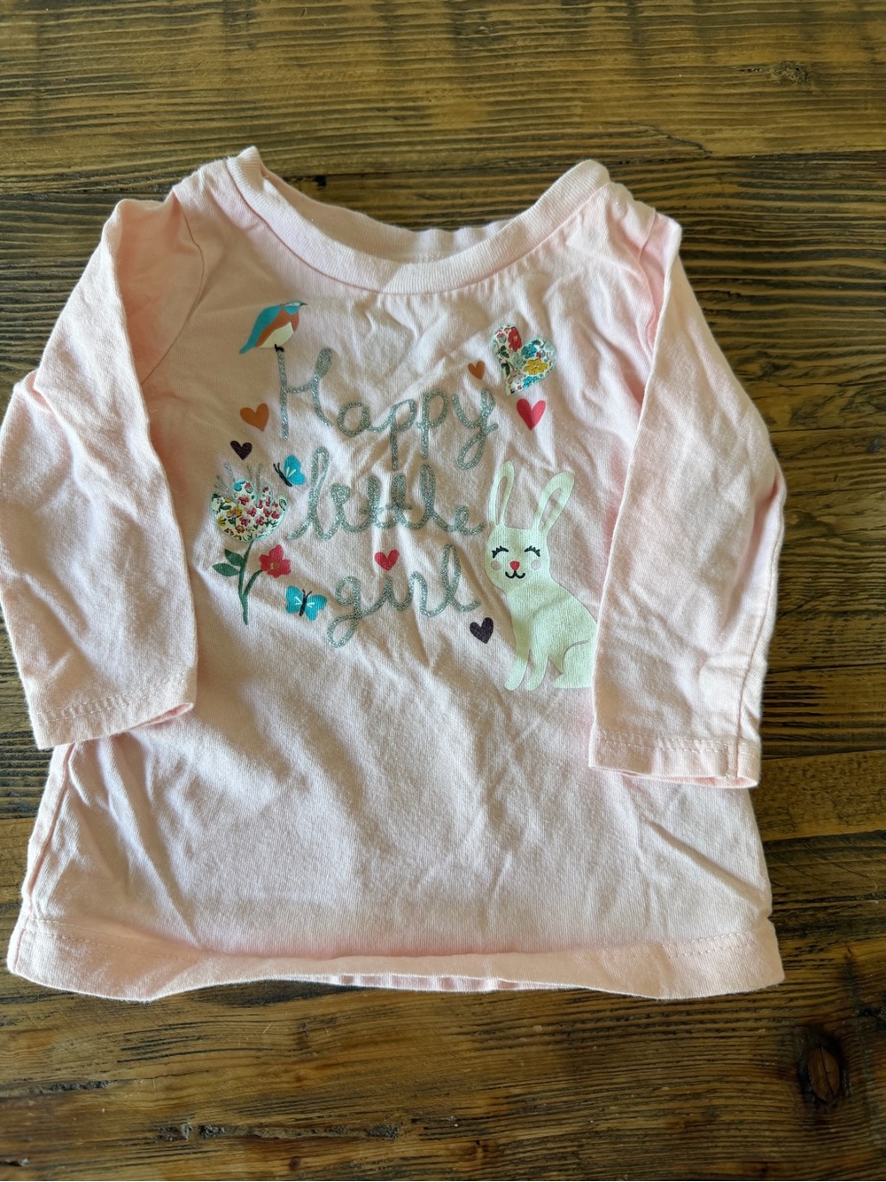 Carter’s 6 MONTH Pink Long-Sleeve Kids Top